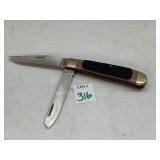 Schrade 2 Blade Folding Knife