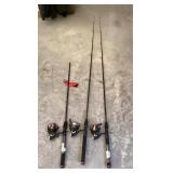 Ugly Stick Fishing Rods w/Shakespeare Reels