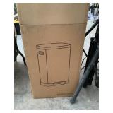Stainless Trashcan, NIB