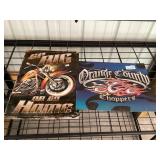 Metal Motorcycle Signs