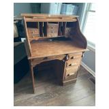 Antique Rolltop Desk SEE DESCRIPTION