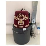 Alighan Shriners Fez Hat DT & Co Sz 7.5