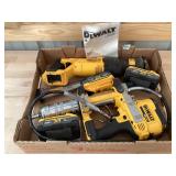 DeWALT Grease Gun & Recip Saw w/Batteries