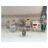 Assorted Glasses & Mugs