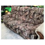 Double Recliner Camo Couch SEE DESCRIPTION