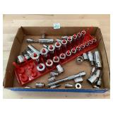 Socket Organizer & 3/8" & 1/4" Quinn Sockets