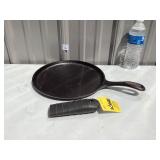 Lodge 10.5" Cast Griddle w/Handle