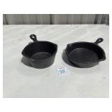 4" & 3.5" Cast Skillets