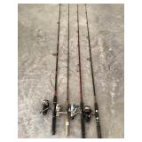 Mitchell & Shakespeare Reels w/Rods
