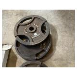 2 - 45lb Metal Weight Plates