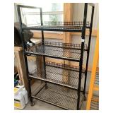 Rolling Metal Shelving Unit