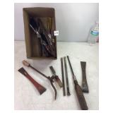 Chisels, Screwdriver & Misc