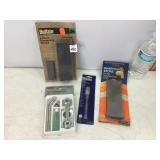 Sharpening Stones, Glass Cutter & Misc