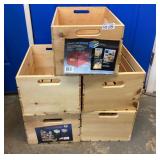 5 Wooden Crates