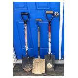 3 Shovels