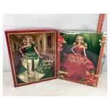 2011 & 2022 Holiday Barbies