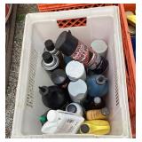 Oil, Brake Part Cleaner & Paint