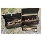 2 Metal Toolboxes & Metal Scrap