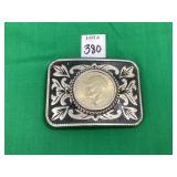 Bicentennial Ike Dollar Belt Buckle