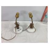 Hanging Milk Glass Lights