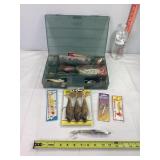 Tackle Box, Assorted Lures & Accessories