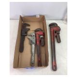 Assorted Pipe Wrenches