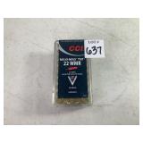 CCI 22 WMR Hollowpoint Ammo, NIB
