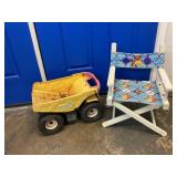 Tonka Dump Truck & Winnie the Pooh Kids Chair