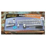 40pc Socket Set, NIB