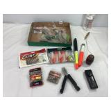 Tru Turn Hooks, Multi Tool, Assorted Lures & Misc