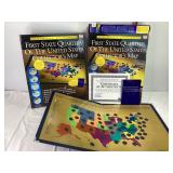 2 Empty State Quarters of the US Maps