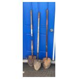 3 Shovels