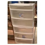 2 - Sterilite 3 Drawer Organizers