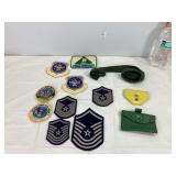 Assorted Patches & Girl Scout Pouches