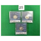 1936, 1942, 1943 Mercury Dimes