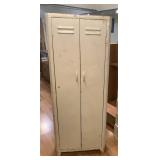 Metal Cabinet Approx 63" T x 24" W x 12" D