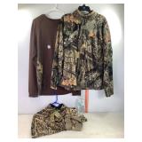 Mossy Oak Mens Sz L Jackets & Shirt