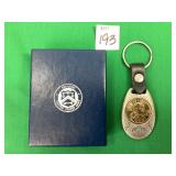 US Mint Keychain w/Sacagawea $1 Coin