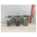 3 Wildlife Plastic Tumblers