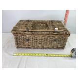 Wooden Handled Basket