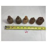 Antique Miniature Wooden Butter Molds