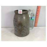 New Geneva Stoneware Crock w/Blue Design