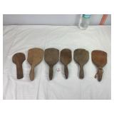 Antique Wood Butter Paddles