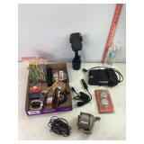 Stanley Elec Stapler, Zip Ties, Phone Holder, Misc