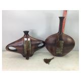 Large Wooden Vases