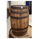 Small Whiskey Barrel w/All Rings