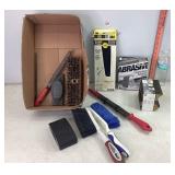 Abrasive Cloth, Sanding Blocks, File & Misc