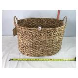 Handcrafted Large Handled Basket
