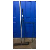Push Broom & Leaf Bag Holder