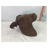 Cast Aluminum Hanging Cow Head